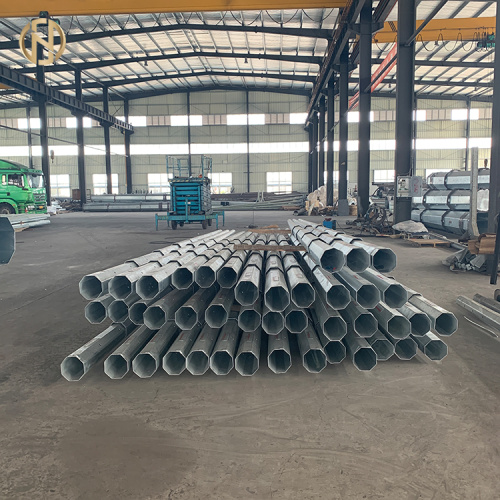 Galvanized Steel Utility Pole For Electrical Power Transmission