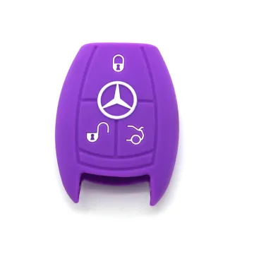durable custom car key case with Benz logo
