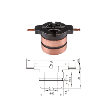 Auto Alternator Parts Repair Kit Slip Ring Collector for Hitachi 28-81854 28-81855 133410 L15581001S