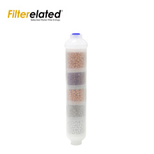 Inline pure water purifier mineral alkaline water cartridge