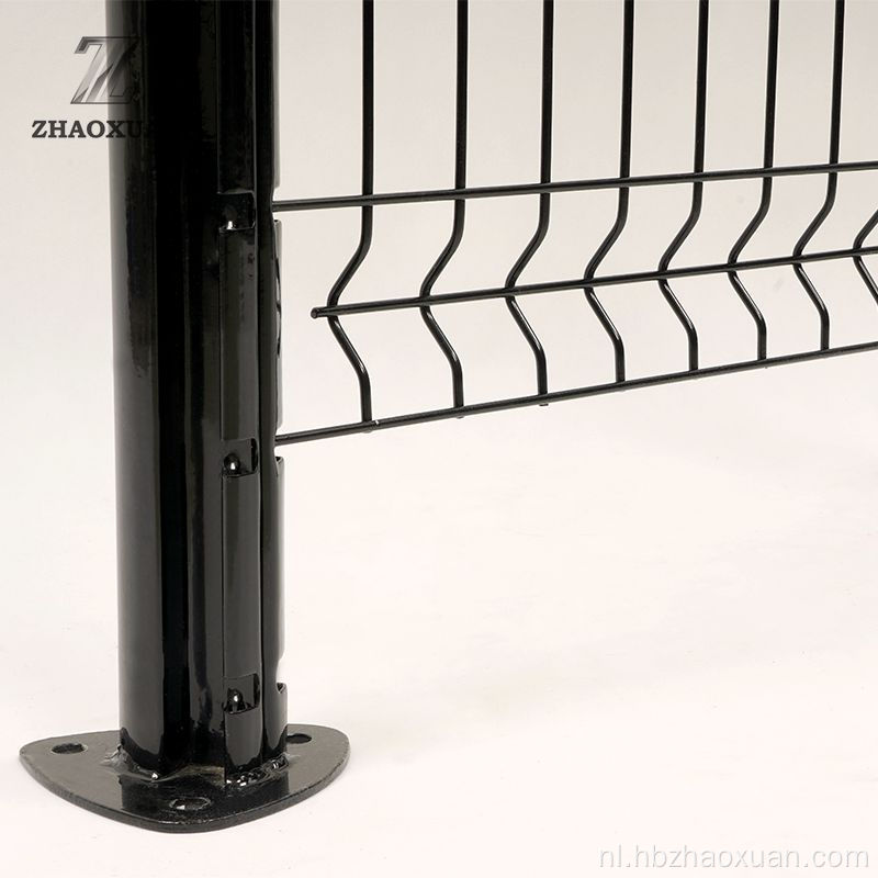 H Post PVC gecoate lasd draadmesh hek