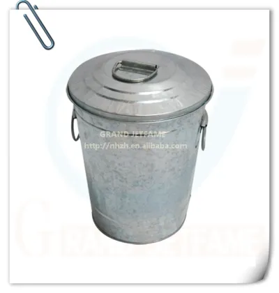 outdoor big metal garbage container used containers