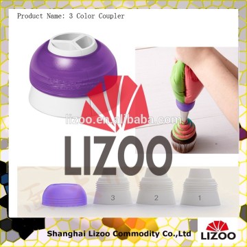 ColorSwirl 3-Color Coupler 9-Piece Decorating Kit