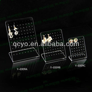 2014 QCY-Z-A048 elegant and high quality plastic earring display