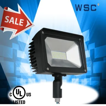 UL IP65 Outdoor 50W LED Flood Light Knuckle Lights with 5 Years Warranty