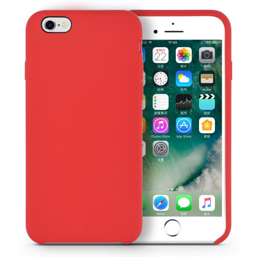 Soft liquid silicone iphone6 plus case