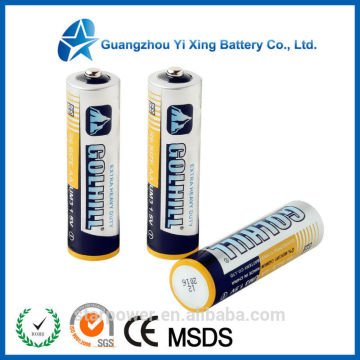 Guangzhou size aa R6 batteries