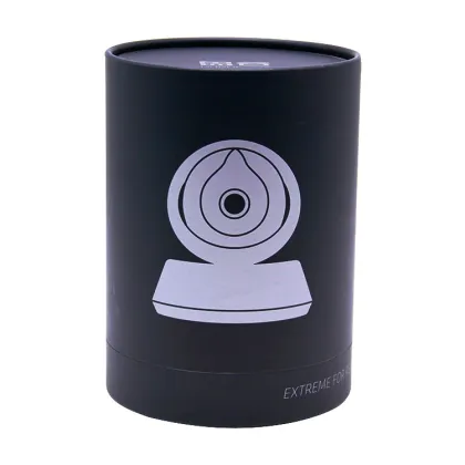 Customized paper tube packaging box with protective pads