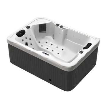 Hot Sales: 2 Person Functional Sexy Massage Mini Hot Tub Acryl Acryl Spa Plug and Play