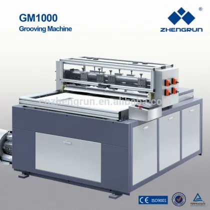 automatic box v grooving machine with V grooves for box making