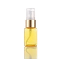 20ml 30ml 50ml cosmetic packaging plastic pet square shape facial fine mist spray bottle with lid