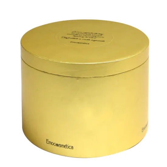 Luxury Gift Gold Round Paper Box