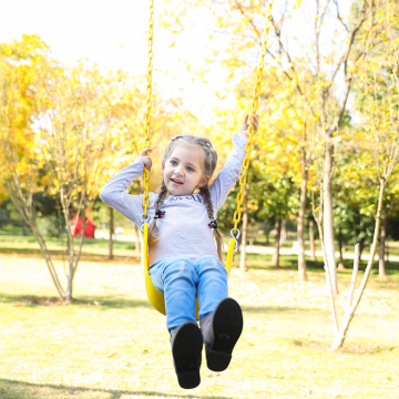 High Quality Children's Outdoor Plastic Swing Garden Hanging Chair Swing Set