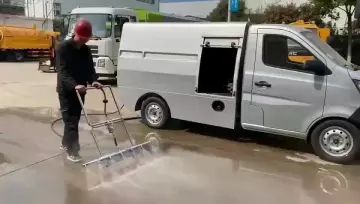 Changan brand 1ton Small street high pressure cleaning truck