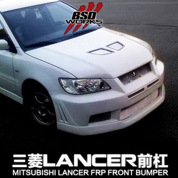2002-2004 Lancer 4 Door Evo 7 Style Fiber Glass Front Bumper For Mitsubishi