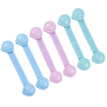 Baby Safety Lock for Cabinets and Drawers - Easy Adhesive Installation