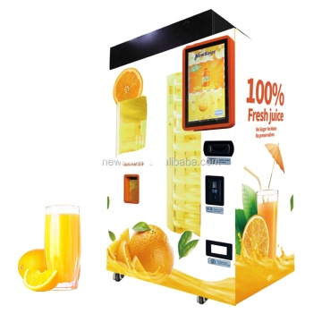 Fresh Fruit Orange Vending Machine with Visible Juicing Process and Coin/Cash Payment