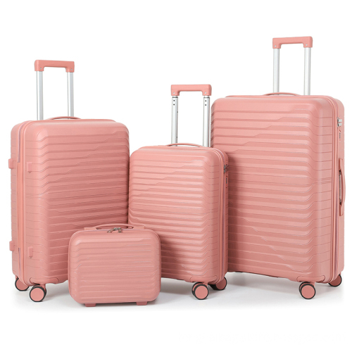 Unisex Lightweight Luggage Set with Spinner Wheels and Zipper Closure in Multiple Colors - Perfect for Men and Women