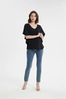 women bat wing sleeve shirt tops