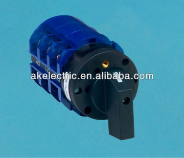 control circuit load break rotary position change over switch