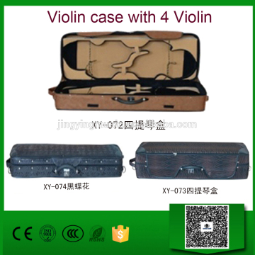 4 Violin Violin case/Violin case with 4 Violin