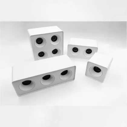 Aluminum LED Grille Square Pass Downlight Spotlight