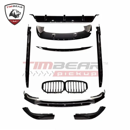 ABS Plastic Body Kits - Rear Spoiler & Wing + Side Skirts for BMW X5 G05 (2019-2020)