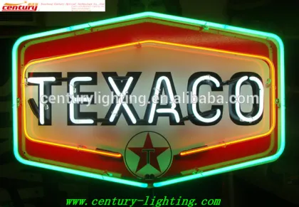 TEXACO neon sign