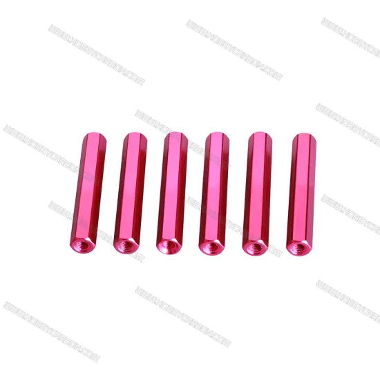 M3X30mm green anodized hex aluminum standoff for Frames