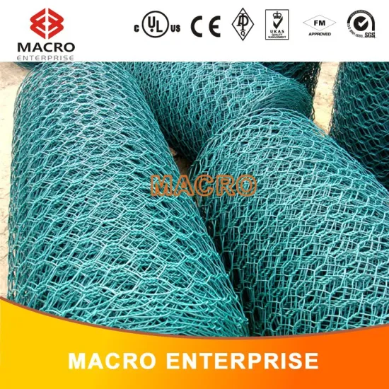 PVC Coated fencer wire poultry hex netting
