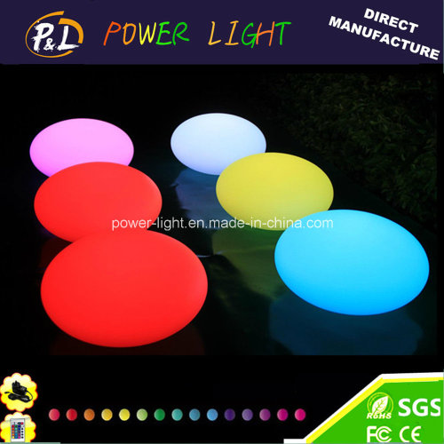 Parti LED dekorasyon topları, LED Oval topu uzaktan kumanda ile