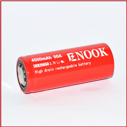 Enook 26650 4500mAh 60A rechargerble baterai