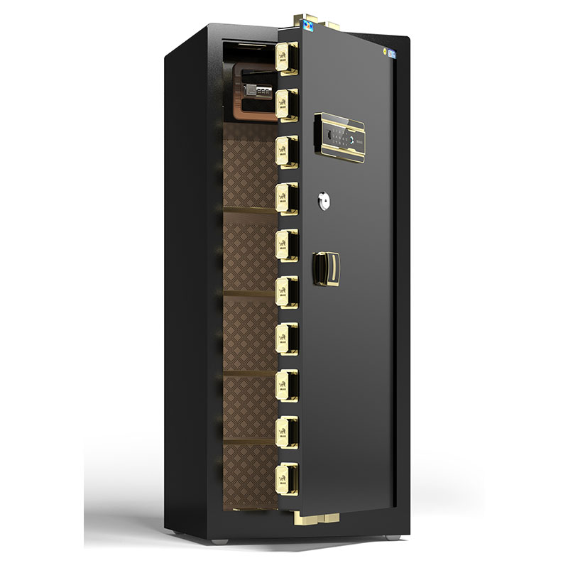 Tiger Safes Classic Series-Black 180 cm High Fingerabdruck Schloss