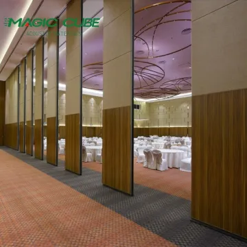 Hotel acoustic folding acoustic wall partition