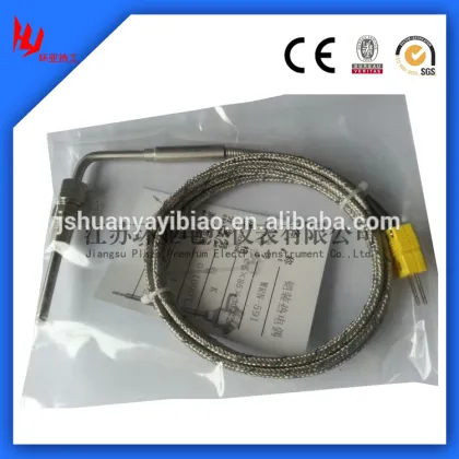 L Shape EGT K Thermocouple Temperature Sensors