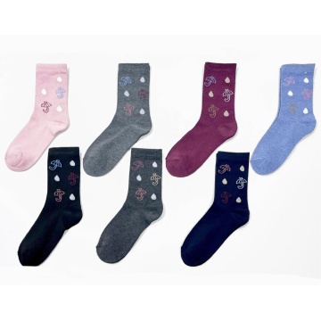 Custom cotton socks for ladies