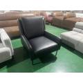 Luxueuse chaise salon en cuir pour le salon moderne