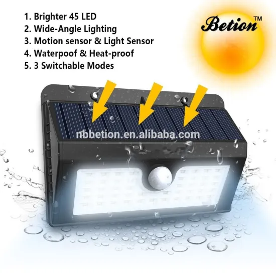 45 Solar LED Light Outdoor Garden Waterproof Wireless Security Motion 3 Modes solar sensor wall light