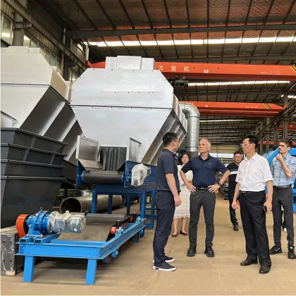 Light Material Air Drum Separator: Air Sorting Machine with Pipeline Air Blower