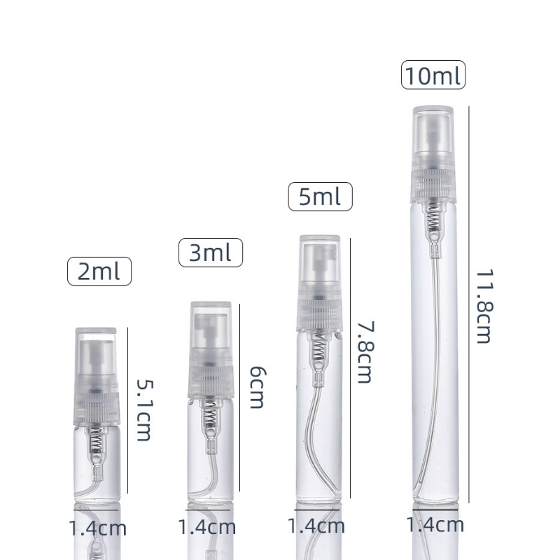 Glass Clear Mini Spray Bottles