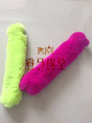 Dyed Color Rex Rabbit Fur Pelts Rex Skins For Sale
