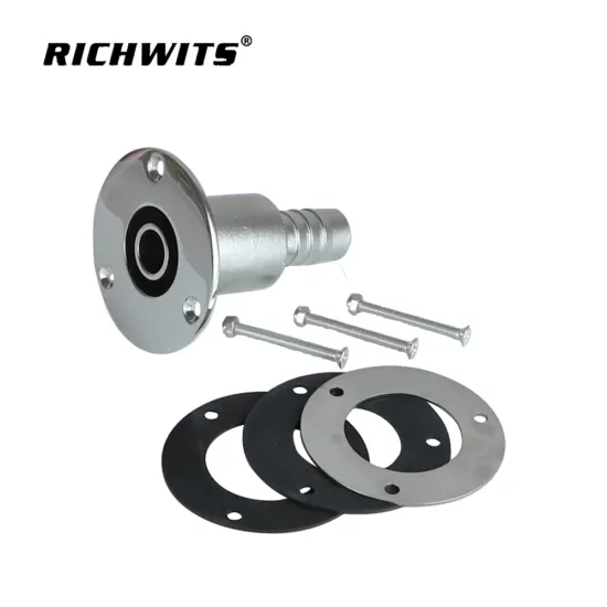 22/24mm Tube Pipe Socket Hardware Stainless 316 Thru Hull Exhaust Skin Fitting for Diesel Parking Heaters Boat Marine