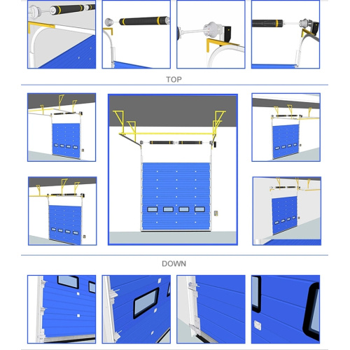 Cost-effective PVC High Speed Garage Door