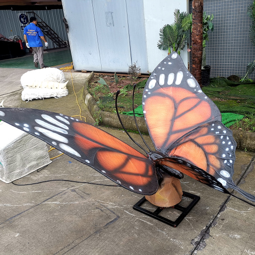 Lifelike Big Size Moving Butterfly Animatronic