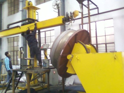 10t Millstone Type Automatic Magnetic Hardfacing Machine Used In Beam Steel Roller