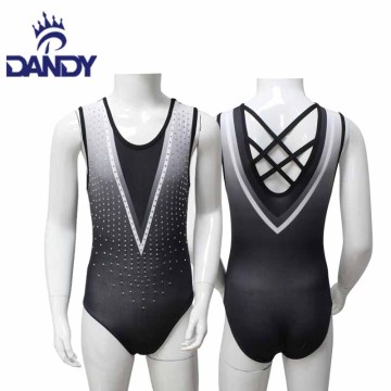 Black and white training leotards