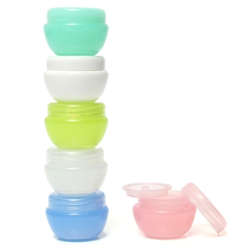 Hot Sale!!! Empty Jar Pot Cosmetic Cream Bottle Container Screw Lid With Inner Lid 5ml Excellent Quality