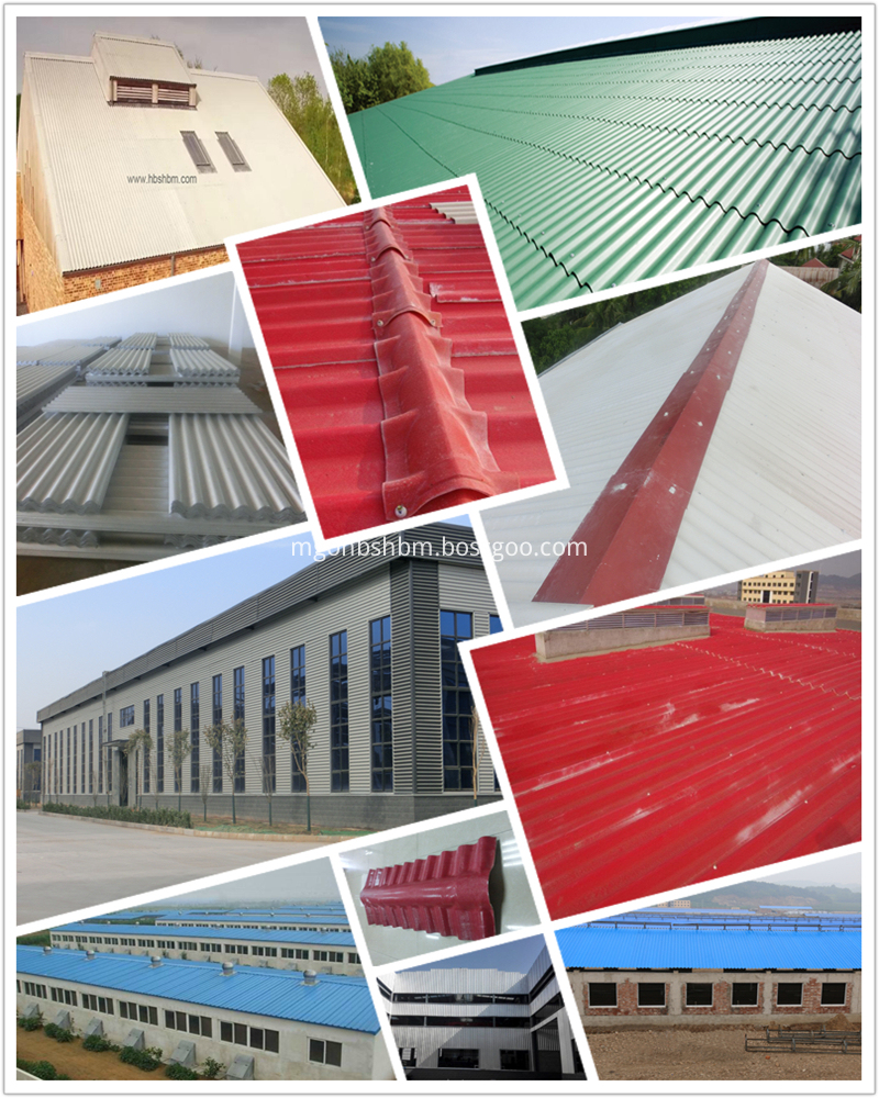 Waterproof Construction Material MgO Roofing Tiles Prices