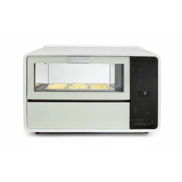 Single-Temperature LED Anti-Fog Mini Ice Cream Display Case Refrigerator