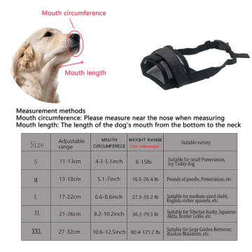 Dog Muzzle with Adjustable Straps